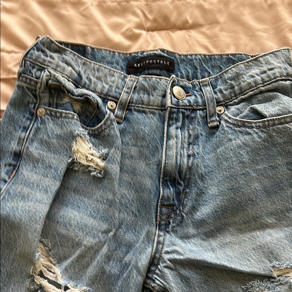 Aeropostale Dark Blue Ripped Jeans - Picture 8 of 12
